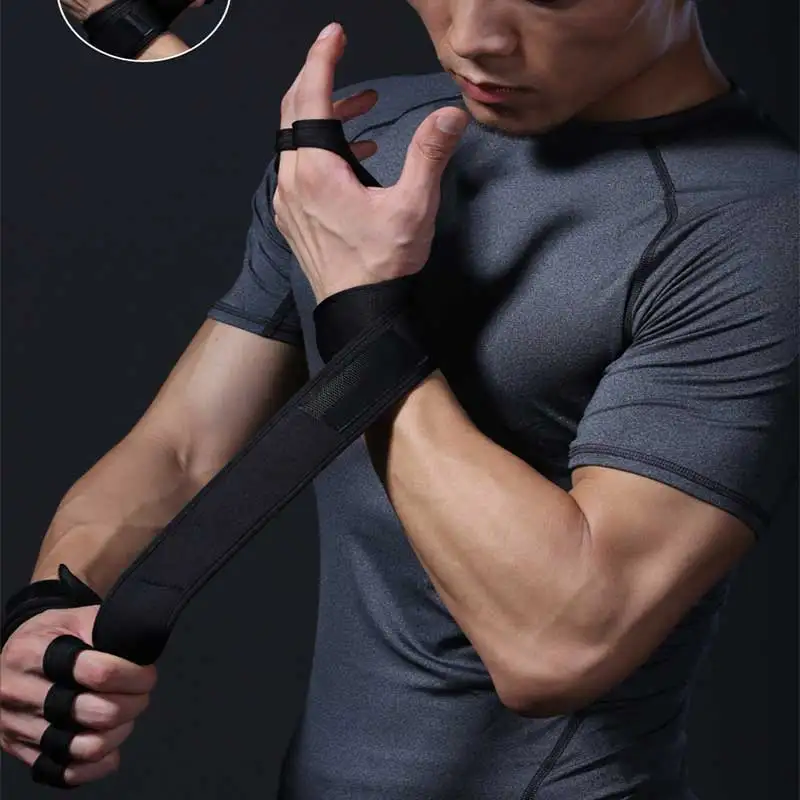 Weight Lifting Gloves 1 Pair Weight Lifting Training Gloves for Women Men Fitness Sports Body Building Gymnastics Grips