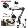 NEWACALOX Soldering Iron Welding Smoking Device Exhaust Fan EU/US Plug 48 SMD LED Lights Third Helping Hand With Filter Sponge 1