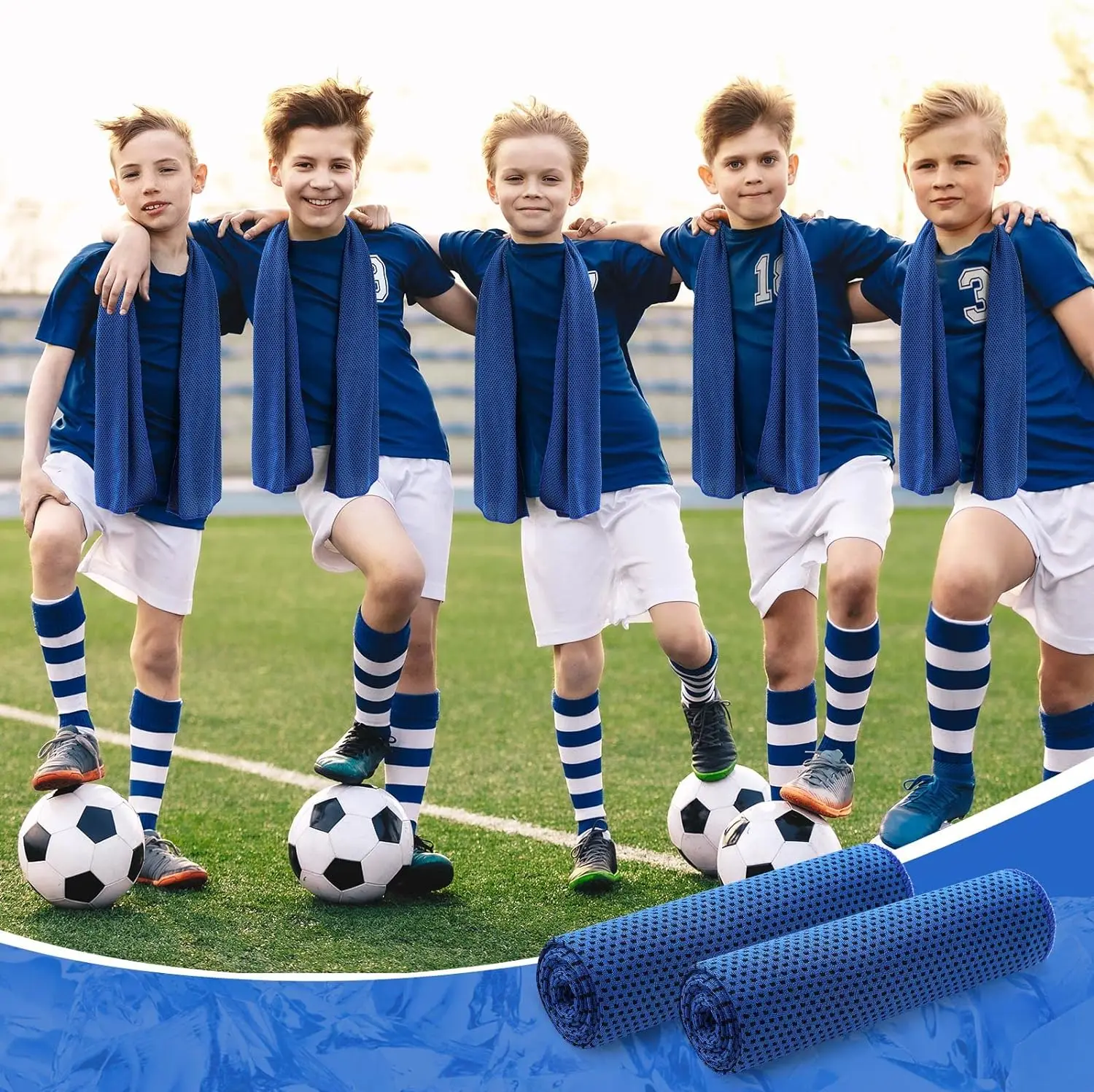 10-70pcs Cooling Towels for Neck and Face Sport Quick Drying Cool Towel Microfiber Cold Towel for Workout Yoga Camping Gym Club 2