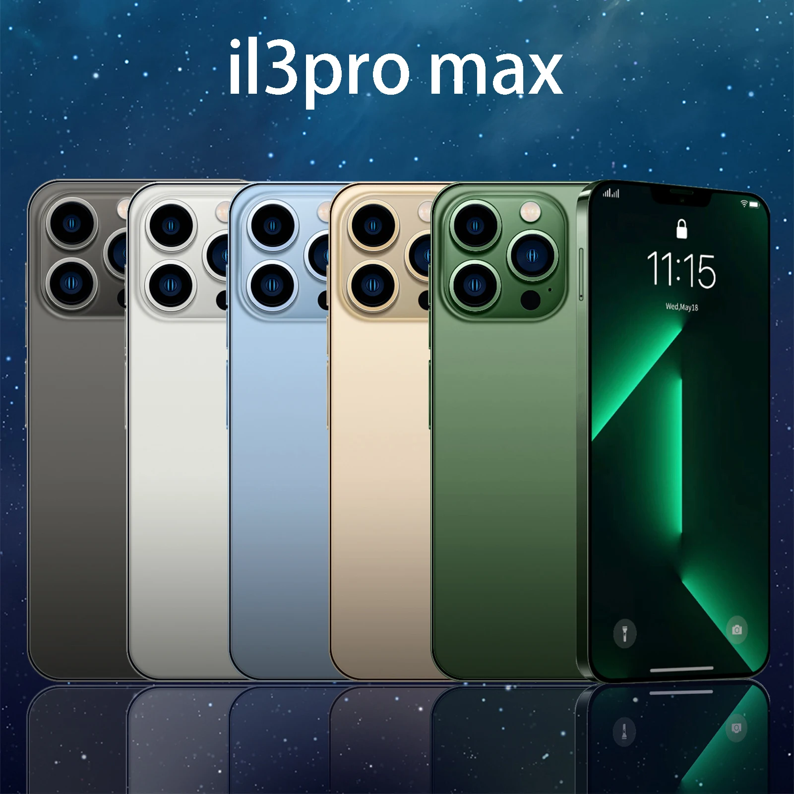 Global Version Smartphone I13 Pro Max 16gb 512gb Mobile Phone 6.7inch ...