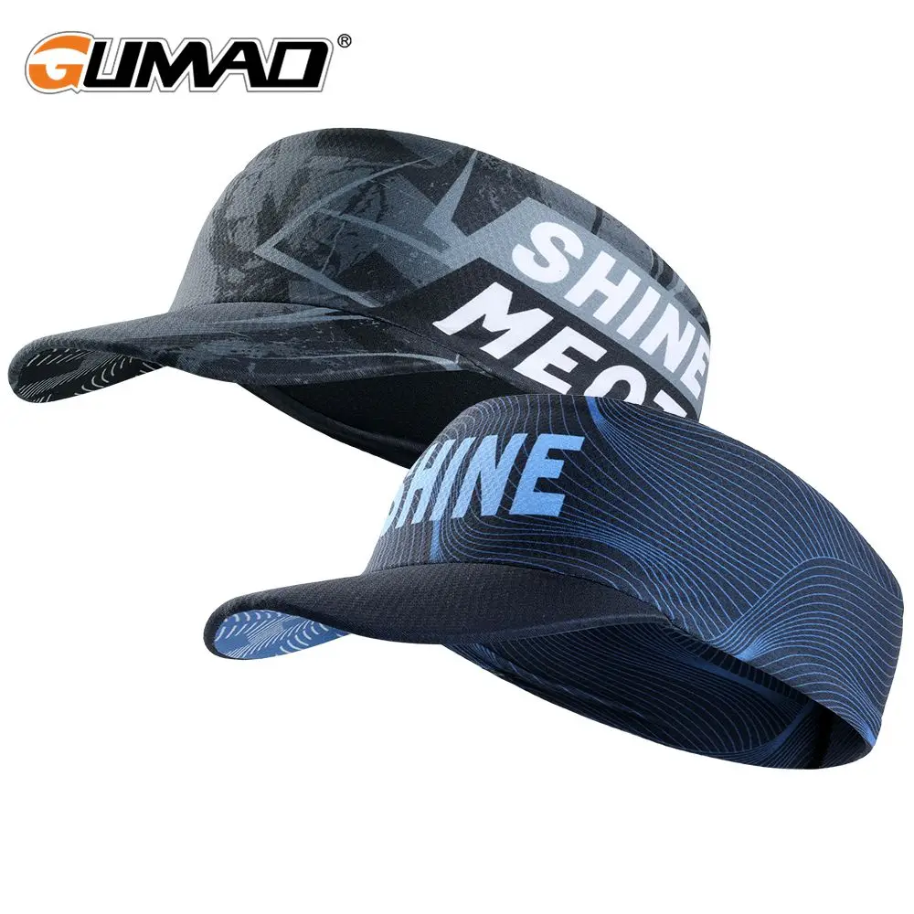 

Summer Running Caps Breathable UV Protection Baseball Hats Cycling Hiking Beach Sport Tennis Empty Top Sun Visor Hat Men Women