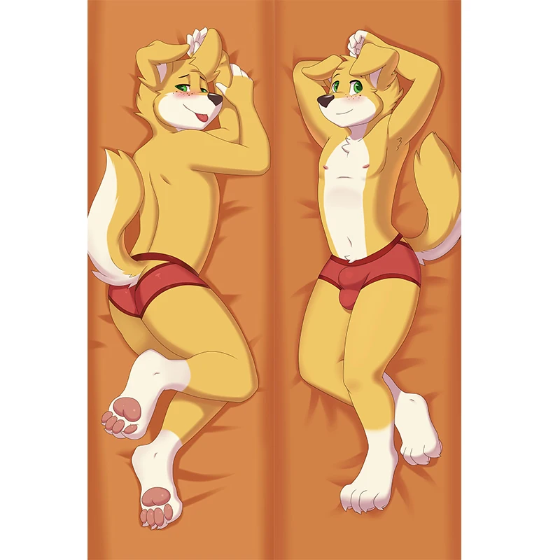 

New Pattern Furry Wolfblade Tiger Fox Dragon Dakimakura Hugging Body Pillow Case Pillowcase