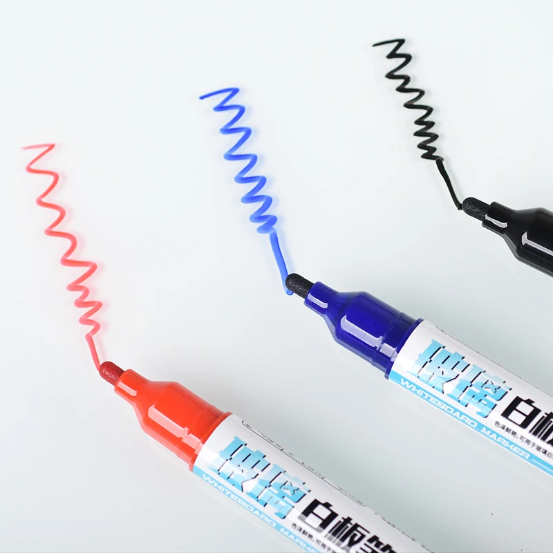 Glass whiteboard markers erasable refillable straight liquid for tempered glass teaching office training drawing boards