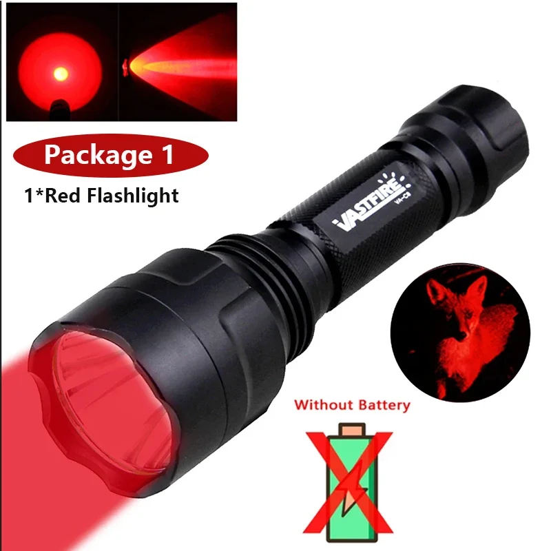 Lampe Torche LED Tactique Super Lumineuse – Aluminium, étanche, Pour Chasse Et Camping
