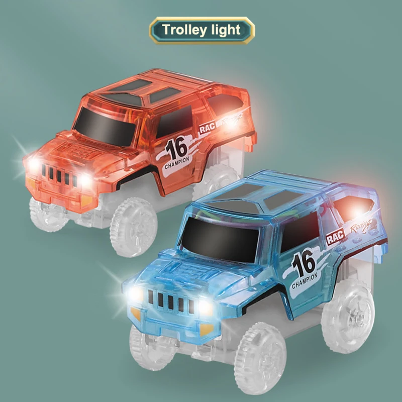 Magnetic Tile Road Rail Car Children Toys Building Blocks Magnetic Games Construction Set STEM Activitiy Racing Track Toys Boys magnetic building blocks magnetic assembly toy