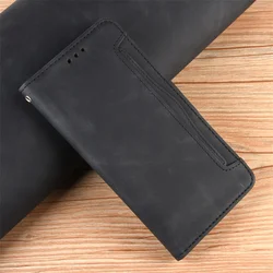 Premium Wallet Leather Flip Case with Multi-Card Slots for TCL 60 SE (Black)