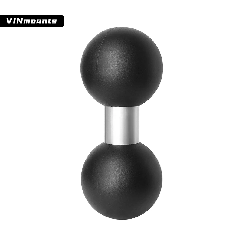 Dual Ball Connector 2.25"/"D" size allows two D-size linkages to be joined together and maintain flexible installation VIN-D-007