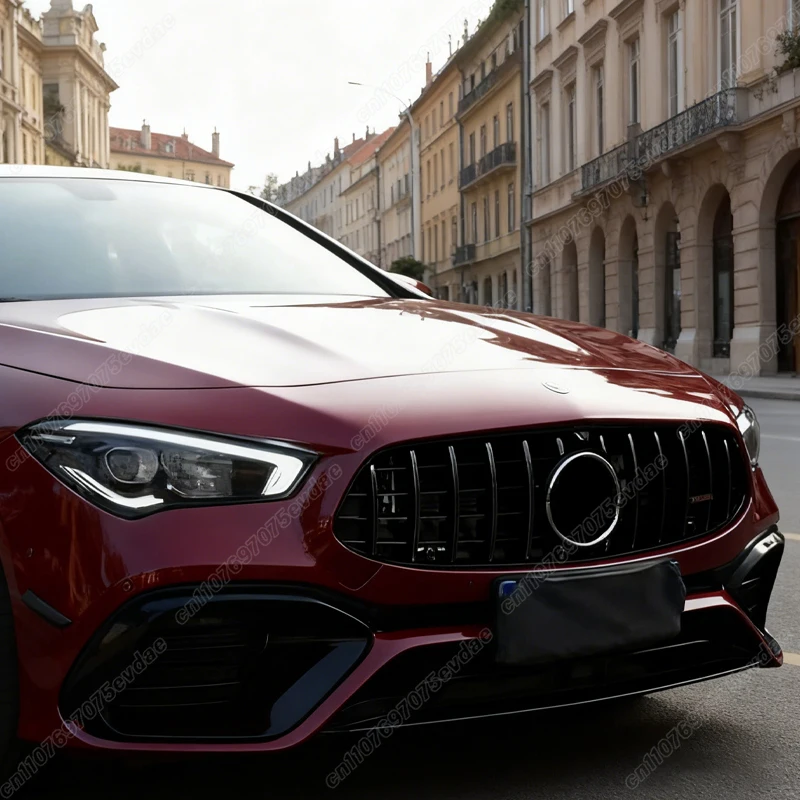 벤츠 CLA-클래스 AMG W118 C118 2019 2020 2021 2022 2023 차량용 GT 스타일 에어로다이나믹 그릴 레이싱 그릴 바디 개조 키트