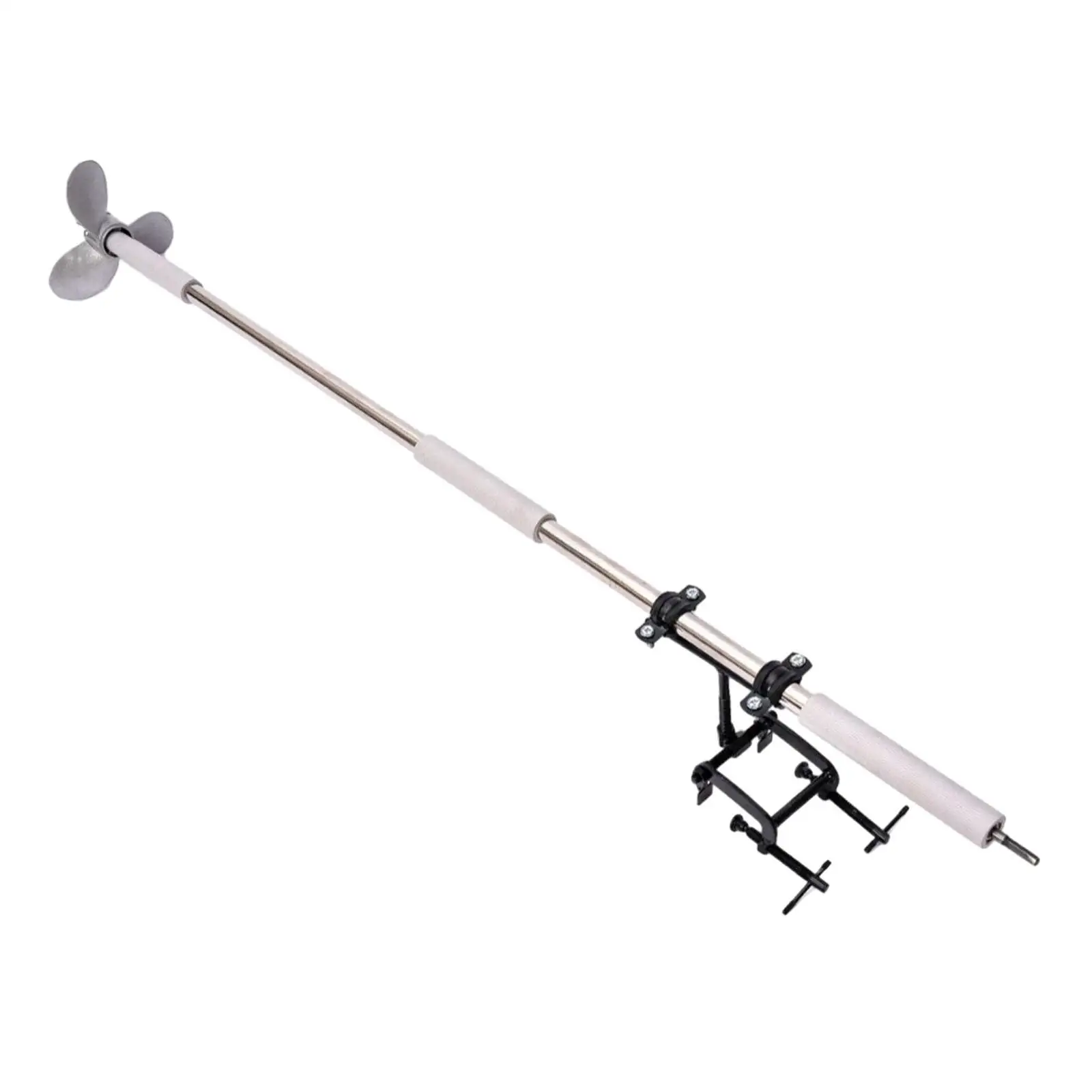 Elektrischer Bohrpropeller-Antrieb für Kajak-Aufsatz, aufblasbares Ponton-Kanu, Trolling-Motor mit Halterung – Detail 8