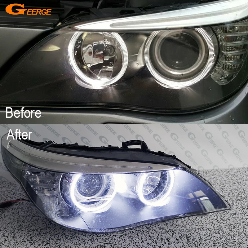 울트라 브라이트 COB LED 엔젤 아이즈 키트, BMW E60, E61, LCI..
