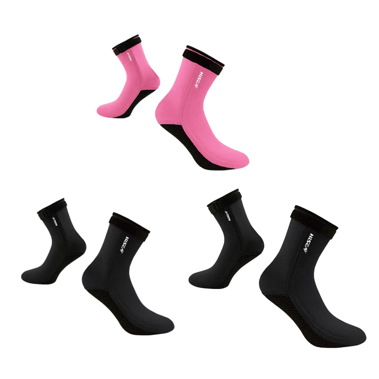 Neoprene Socks Swimming Socks Exercise Nonslip Warm Wetsuit Scuba Diving for Snorkeling Water Sports Men Kayaking