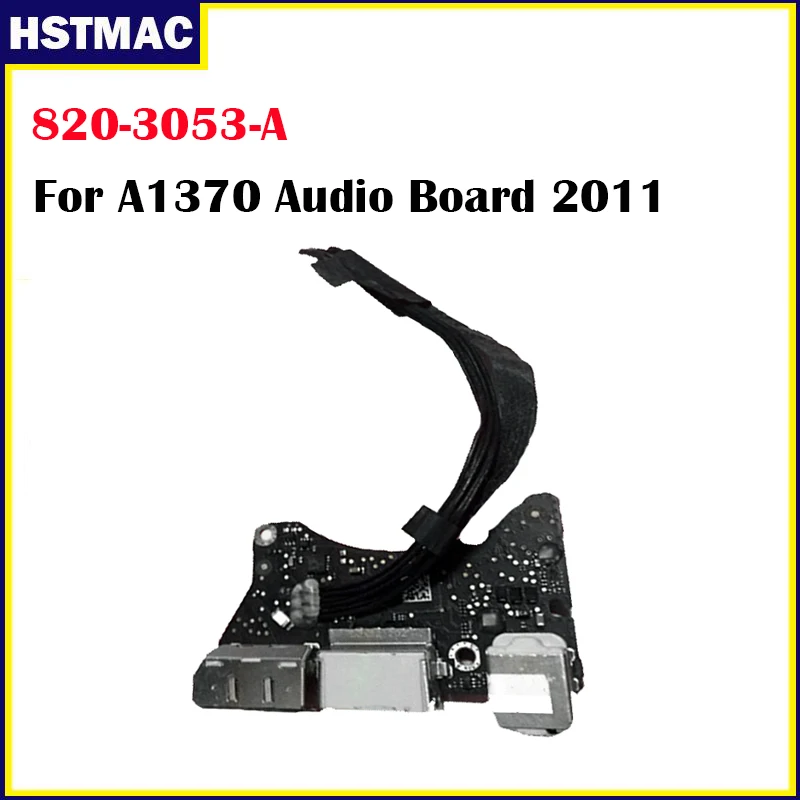 

820-3053-A 2011 A1370 I/O Power Board Jack For Macbook Air 11" A1370 DC-IN USB Power Audio Board DC Jack Connector MC968 MC969