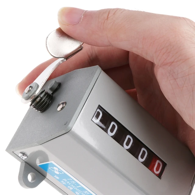 Value Collection - 5 Digit Mechanical & Digital Display Counter | MSC Direct D-70 D70 Mechanical Counter 5-Digit Punch Machine Design Resettabl