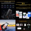 Blackview BV6200 Plus Rugged Phone 11000mAh 6.56'' HD+ Display Octa Core T606 8GB 256GB 16MP Camera Android 14 Smartphone NFC 4