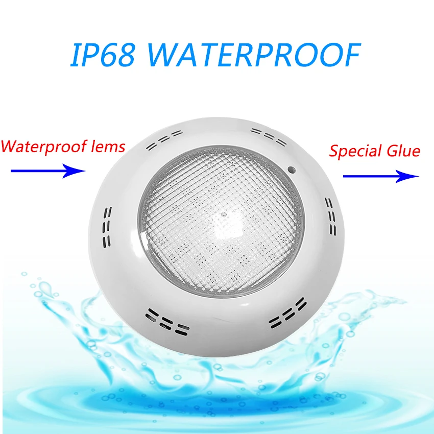 Description Picture 3 of itemUV-Anti PC Material Underwater Lamps Luces De La Piscina PAR56 Color Changing 12V Waterproof IP68 Wall Mounted RGB Pool Lights