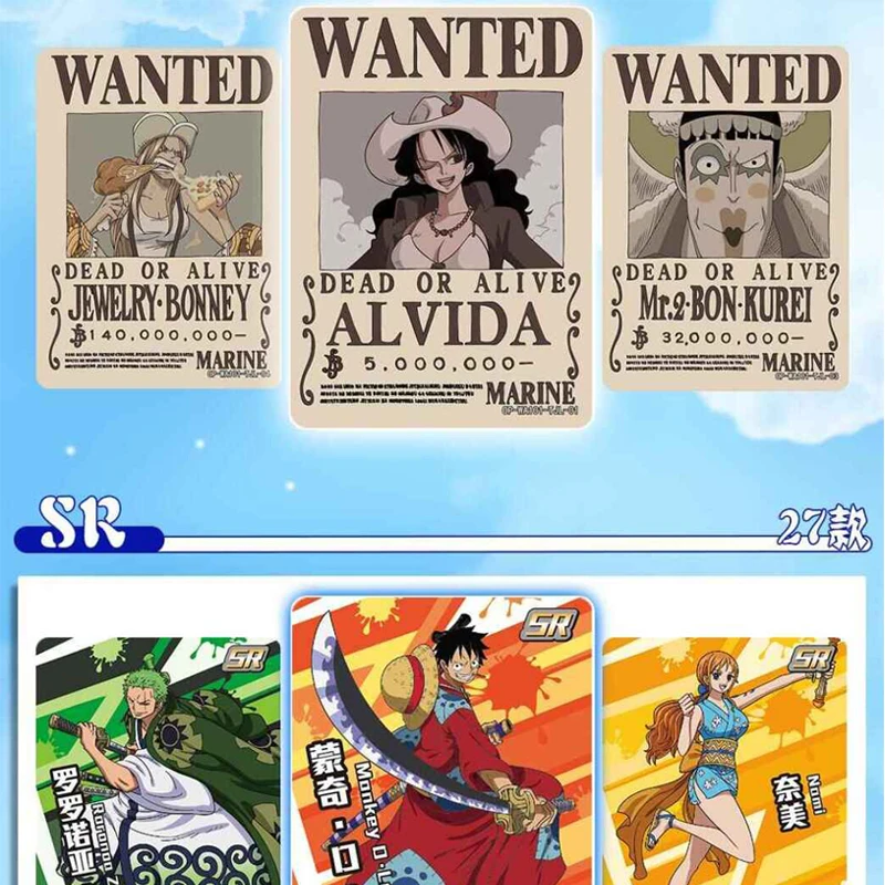 One Piece Box Collection Cards Booster Wanted Luffy Monkey