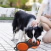 2-in-1 Foldable Dual Bowl Feeding Bowl Portable Outdoor Travel Dog Cat Drinking Bowl Pet Supplies Outdoor Feeding Water 1pc