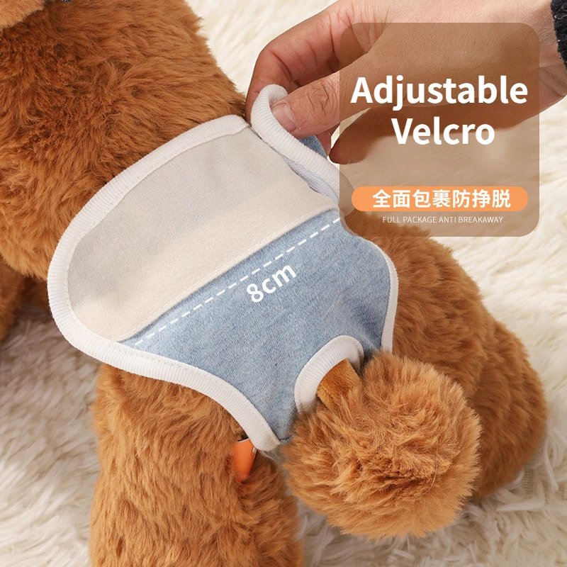 Reusable Female Dogs Diaper Pants Sanitary Female Dog Pants Diapers for Dogs Menstruation Pet Cat Physiological Safety dog diapers pet diapers dog nappies