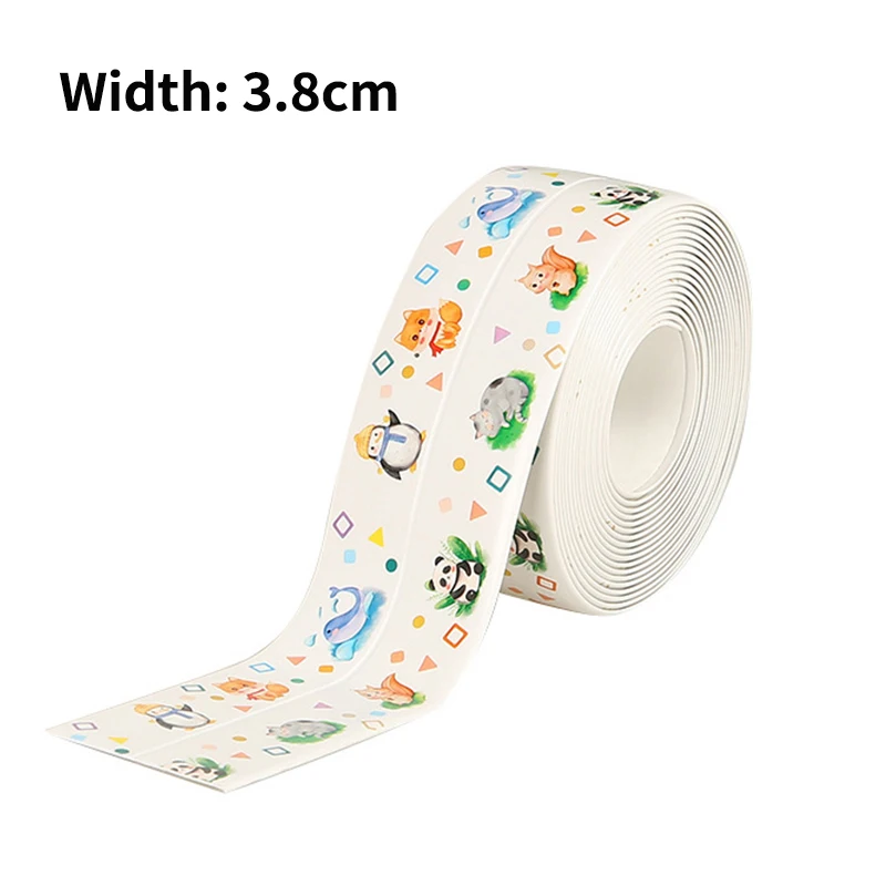 2021 New Bathroom Kitchen Shower Sink Bath Sealing Strip Tape Caulk Strip Self Adhesive Waterproof Wall Sticker Sink Edge Tape 