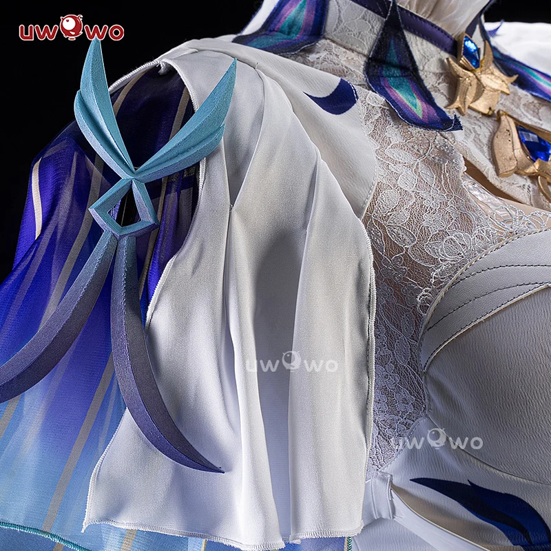 DISPONIBILE UWOWO Costume Cosplay Cantarella dal Gioco Wuthering Waves, Costume da Medusa Cantarella con Ombrello, Costume di Halloween - immagine 5