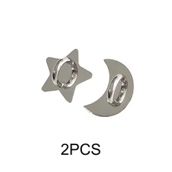 Heart - Shaped Metal Phone Ring Holder - Self - Adhesive Charm and Pendant Hook Accessory (TG - 0929-)