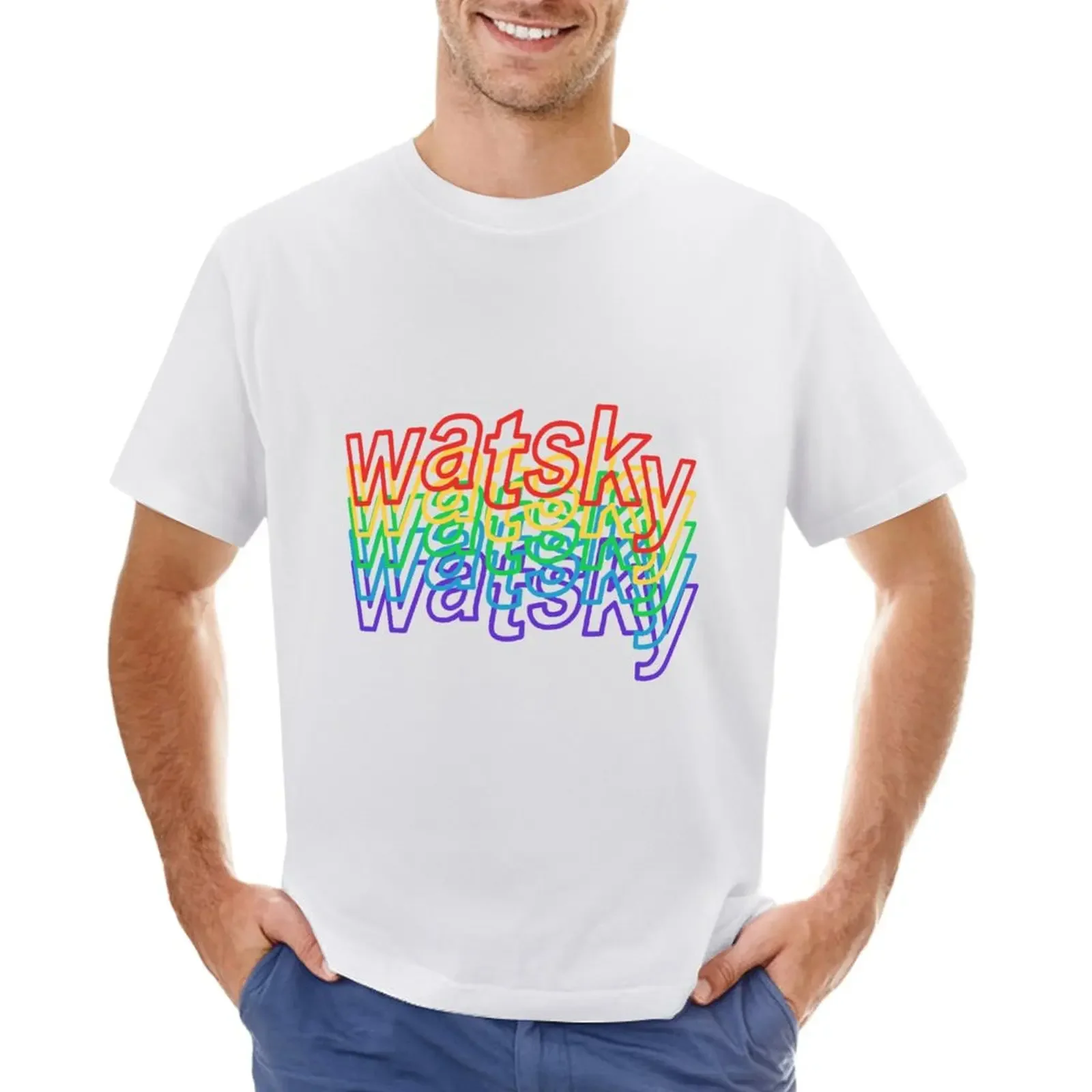 

Color Repeated - White T-shirt blanks sublime shirts graphic tees plus size tops plain white t shirts men
