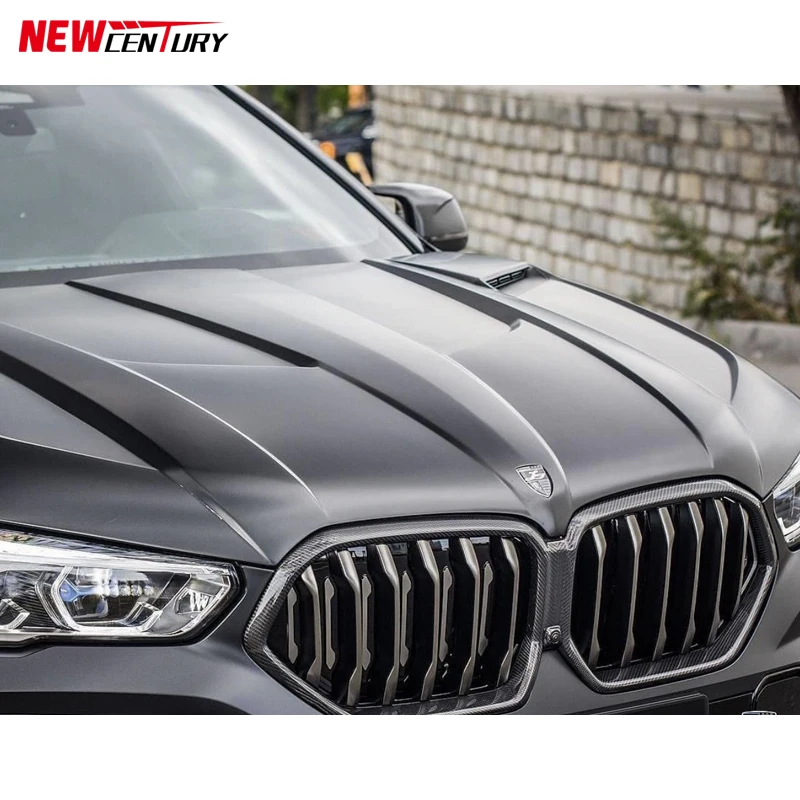 탄소 섬유 스타일 오프닝 후드 교체, BMW X5 G05 F95 에 적합