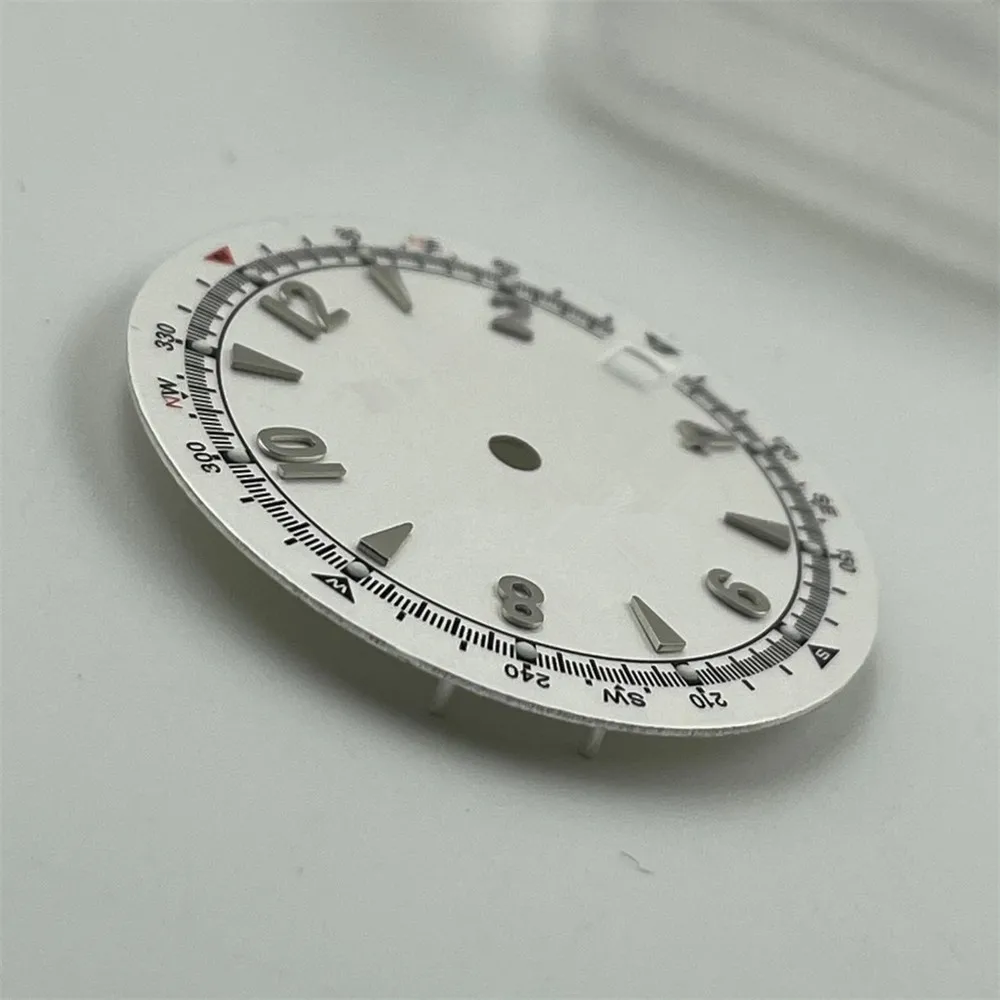 

28.5MM Watch Dial Retro mechanical watch modification literally for NH35 / NH36 Green night light Movement