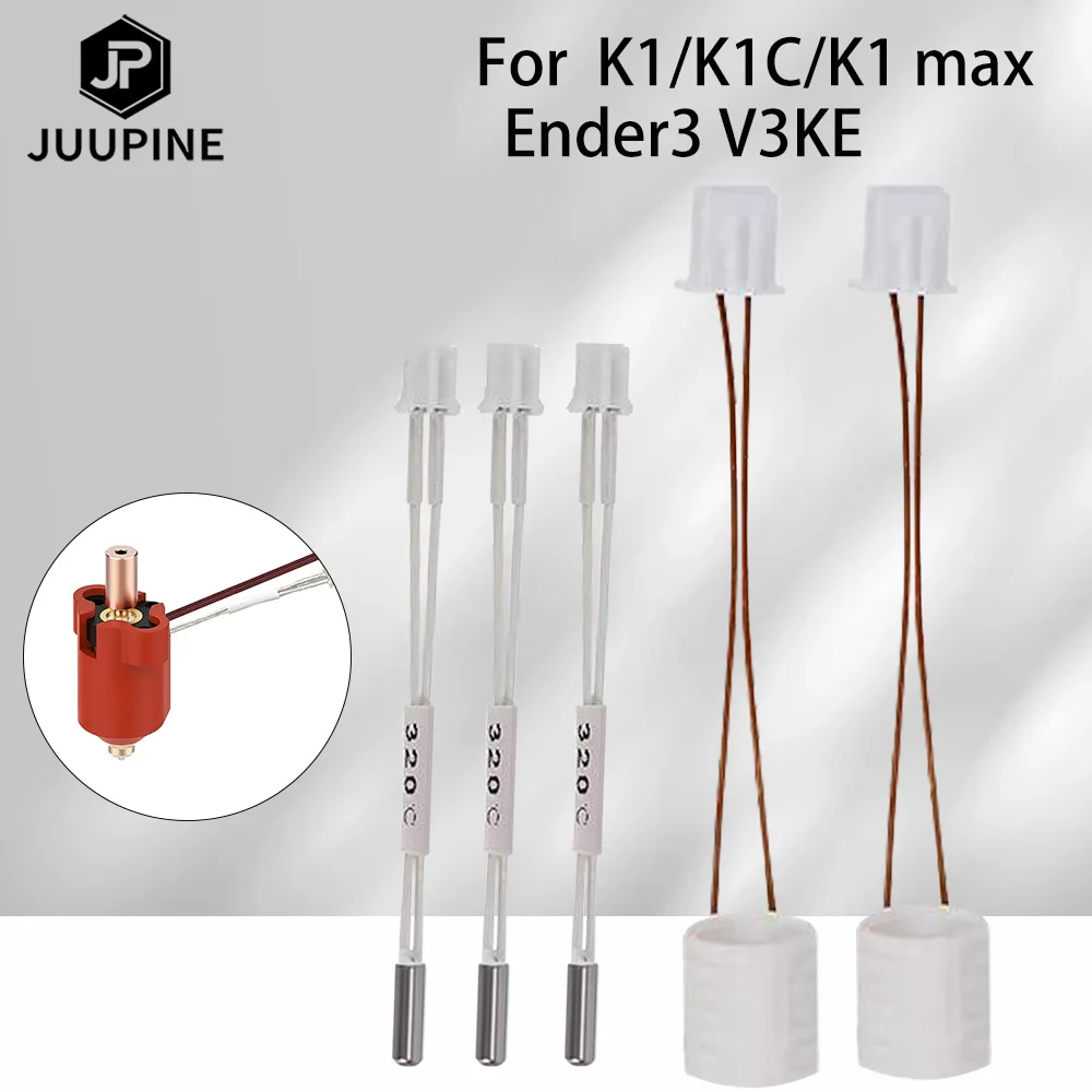 Creality K1 Series Hotend Ceramic Heating Tube and Block - 24V 60W Thermistor