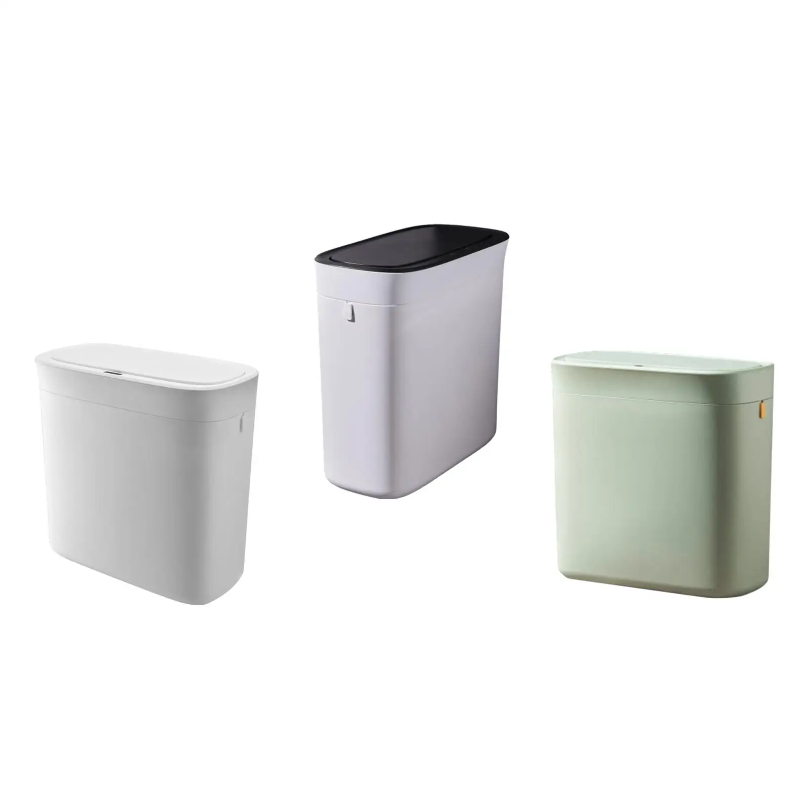 자동 쓰레기통, 쓰레기 봉투 포함, 16L, 침실, 야외 식당