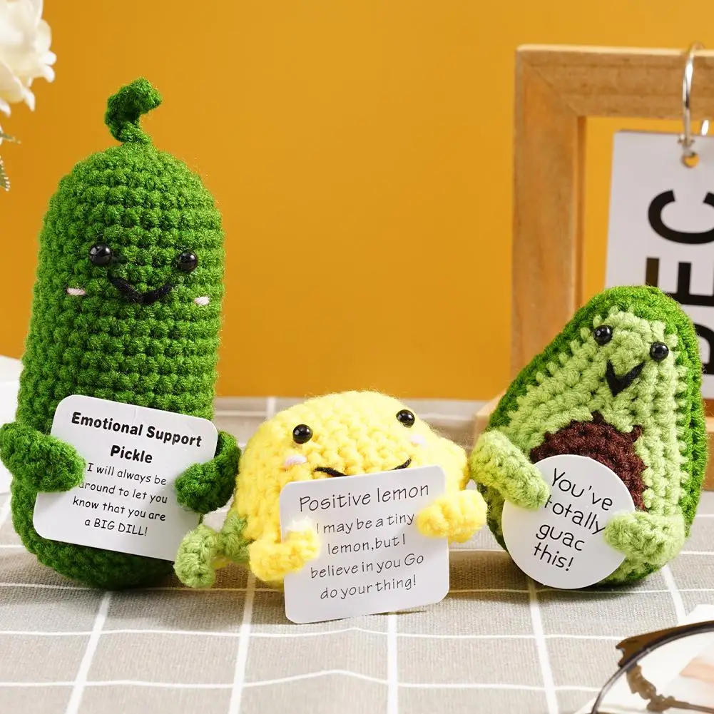 

5 шт. положительный Декор для комнаты с картофелем, украшение для вязания, вдохновленные крошечные забавные игрушки, пряжа, Рождественское украшение, ручная работа, кукла для дома L1C4