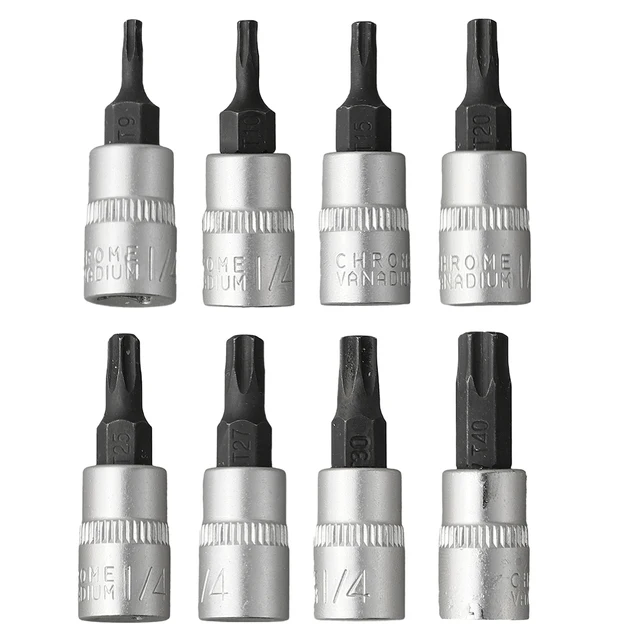 Torx 비트 소켓 세트 드라이버 소켓 래칫 소켓 렌치 스크루드라이버 알리 상품 추천