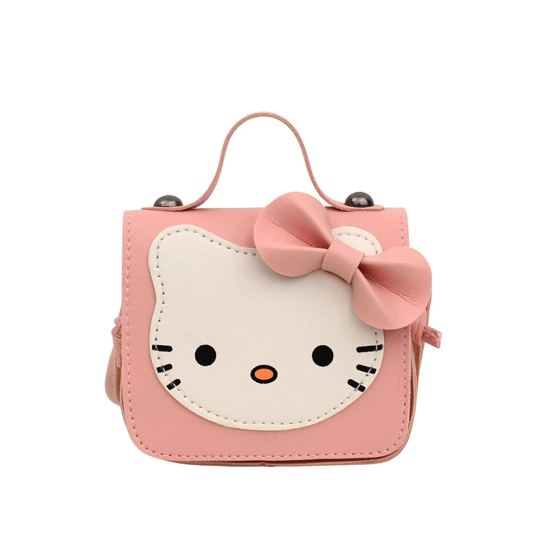 Hello Kitty Cartoon Cute Shoulder Bags Kids Kawaii Anime Messenger Bag Mini Coin Purse Fashion Girls Handbag Birthday Gifts