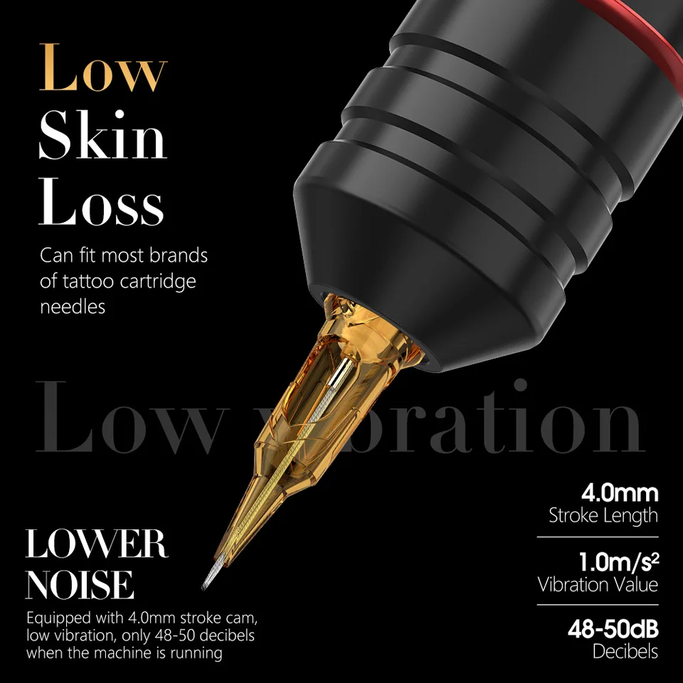 Ambition Ninja Pro ワイヤレス タトゥー マシン ストローク 4.0mm