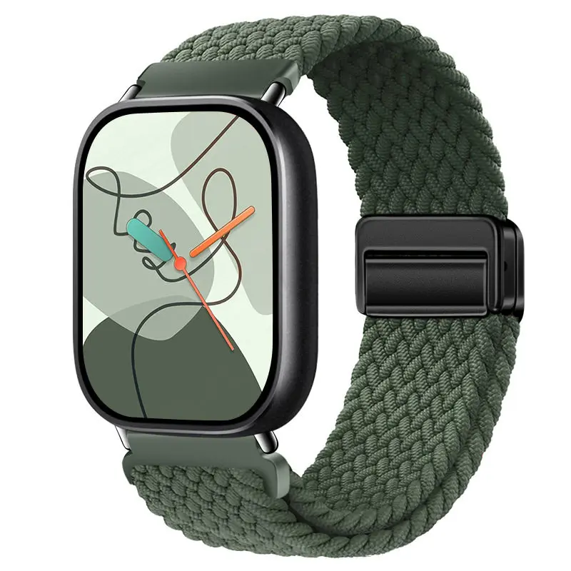 Magnetic Nylon Sport Strap - Adjustable Replacement Watchband Bracelet Accessories