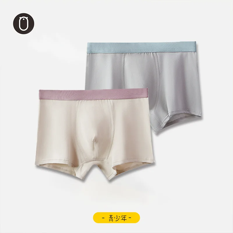 

Male And Adolescent Large Size Antibacterial Flat Corner Breathable Underwear Suitable For Middle School Students