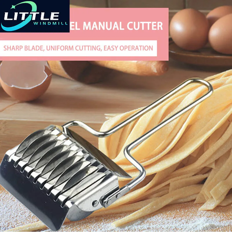Noodle Garlic Cutter Manual Stainless Steel Noodle Shallot Garlic Cut Roller Cutter
