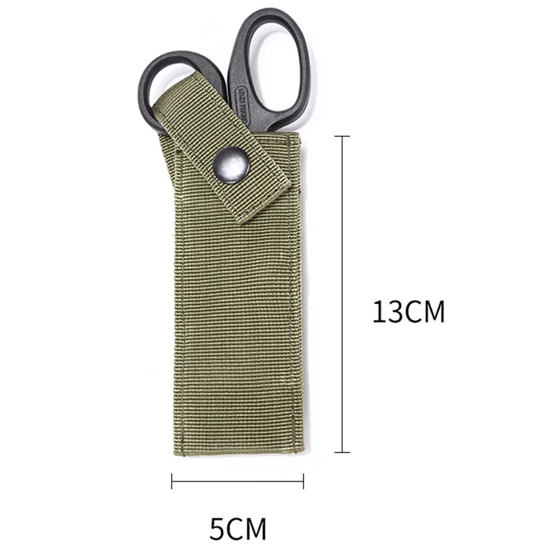 Tactical Molle Forbici Borsa Porta Cesoie Coltello Da Esterno Fondina Leggera Caccia Escursionismo Kit Di Pronto Soccorso Militare Sacchetti Medici