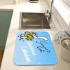 S-Simons C-Cat Absorbent Drain Mat Countertop Dry Mats Printed Coffee Machine Draining Pad Kitchen Table Tableware Placemats 4