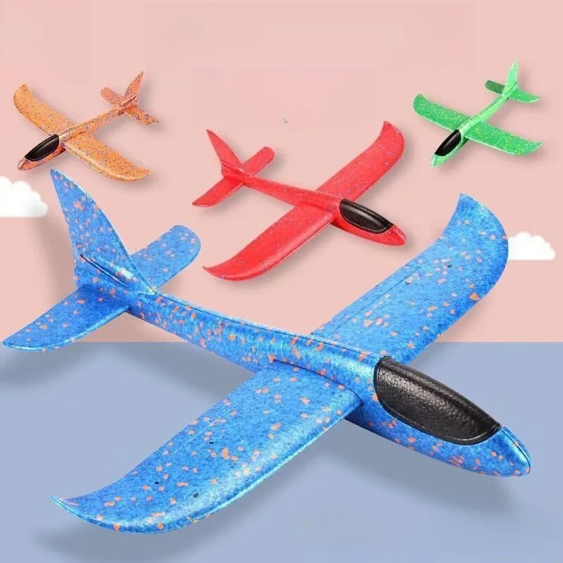 Airplane Launcher Toys Outdoor Plane Flying Toys Non Slip Kids EPP Foam Catapult Plane Birthday Gift for Boy Girl Games for Kids