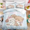 Kawaii MIKKO Bedding Sets Comforter Quilt Bed Cover Duvet Cover Pillow Case 2-3 Pieces Sets Kids Adult Size Cartoon Decoration 3