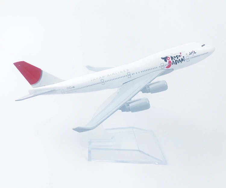 

1:400 Japan Airlines Boeing 747 Aircraft Model Metal Simulation Airliner Alloy Static Decoration Airplane Model