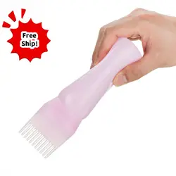 3 Colors Hair Dye Applicator Brush Bottles Dyeing Shampoo Bottle Oil Comb Hair Dye Bottle Applicator Hair Coloring Styling Tool