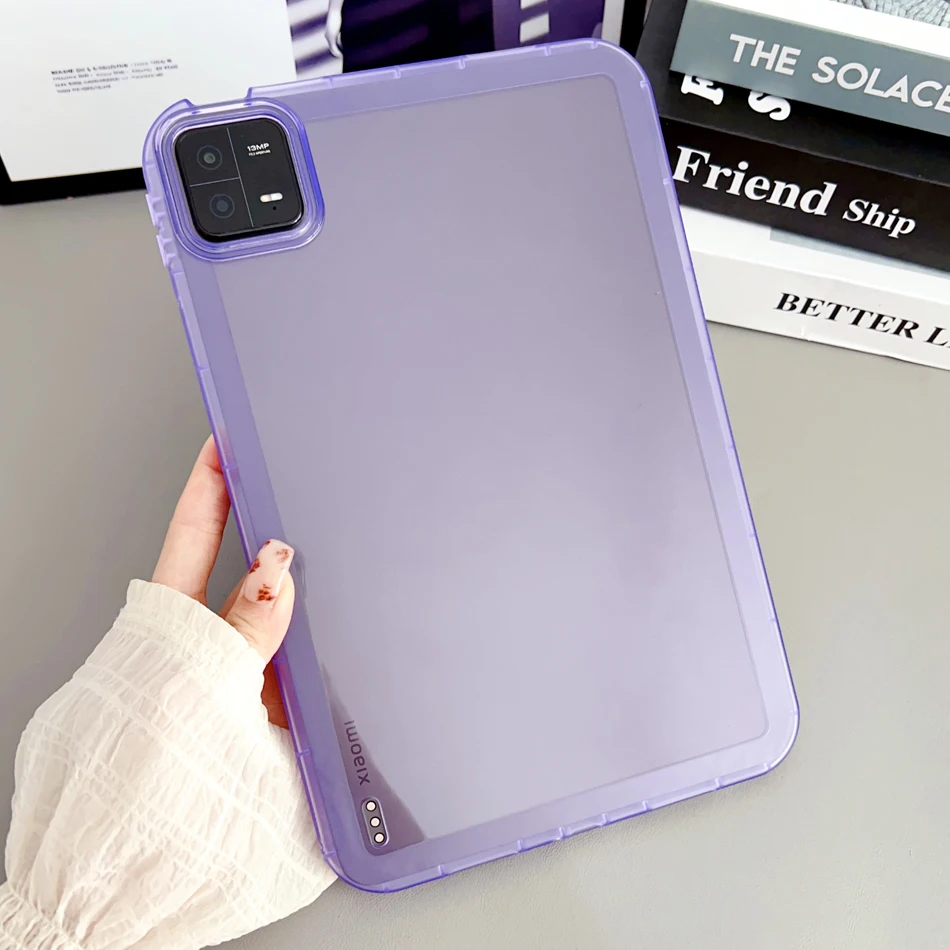 Cute Shockproof Clear Silicone Tablet Case - Thick, Soft Protective Cover