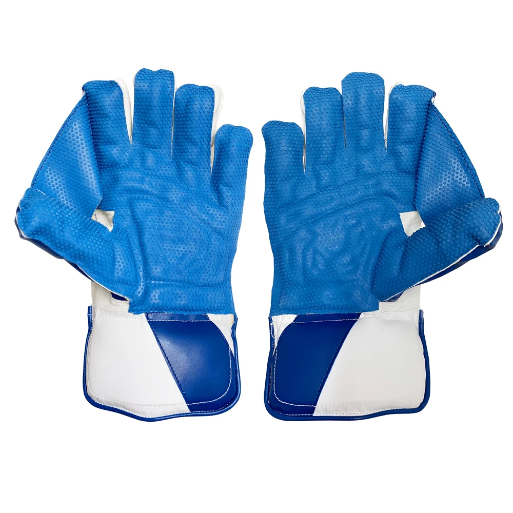 Cricket Keepping Gloves Catcher Protective Slip Breathable Portable Palm Sucker Sport Leather Hand Protectors