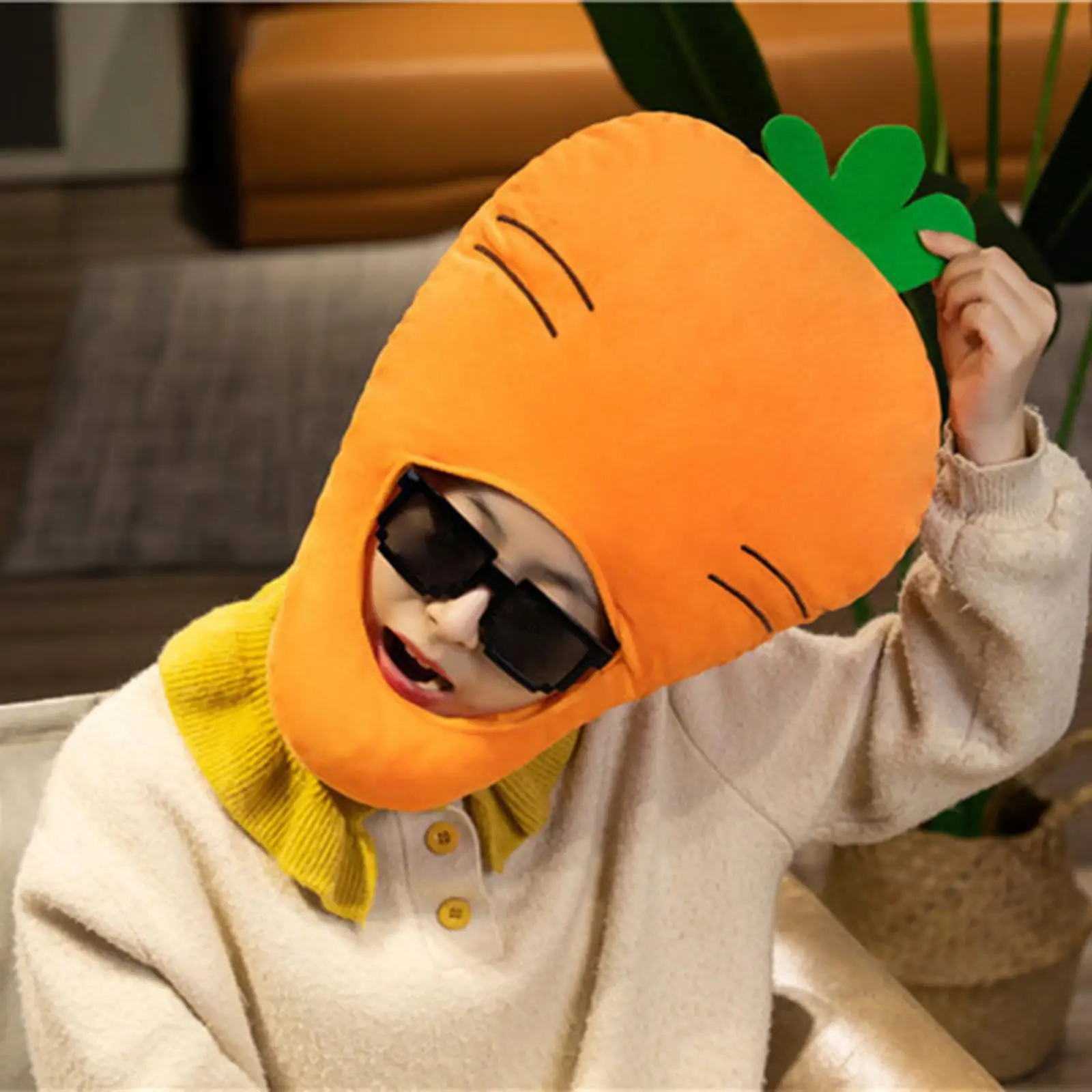 Vegetable Radish Hat Headgear Photo Prop Hair Accessories Headdress for Women Girls Party Fancy Dress Cosplay party hat