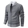 Autumn and Spring Sweaters Men's Cardigans with Zippers V-neck Jackets Y2K Sportswear Winter Men's Cold Coats Knitted Sweaters 2