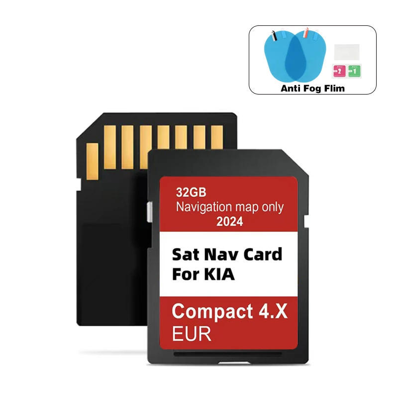 

GPS SD Card for KIA Compact 4.X Soul/Sorento/Optima Vehicle Updates 32GB NAVIGATION GEN4 2024 Version Europe UK Maps Sat Nav