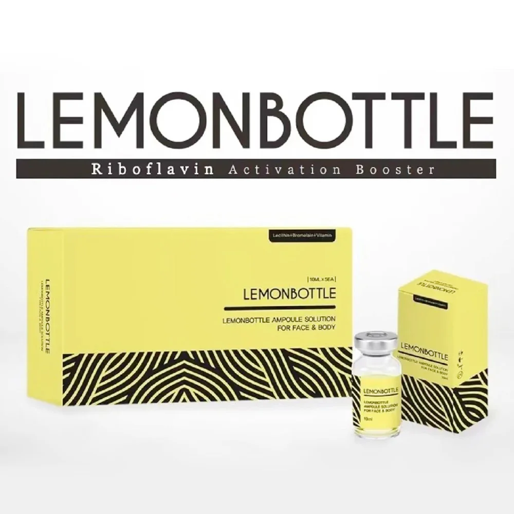 

5 Bottle/Box Lemon Bottle Face Body Lossing Weight Slimming Firming Burning Fat Essence