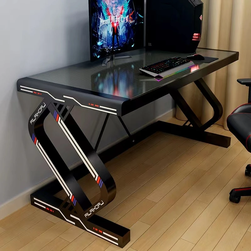 Premium AI Image  Sleek and modern gaming desk with hightech